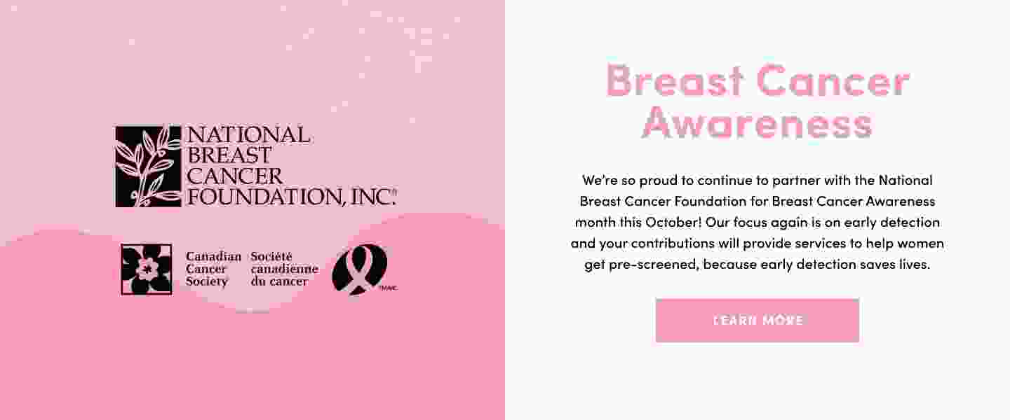 Breast Cancer awareness. Learn More