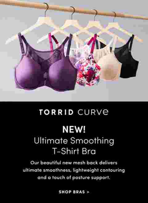 Torrid Curve New! Ultimate smoothing T-shirt bra. Shop Bras