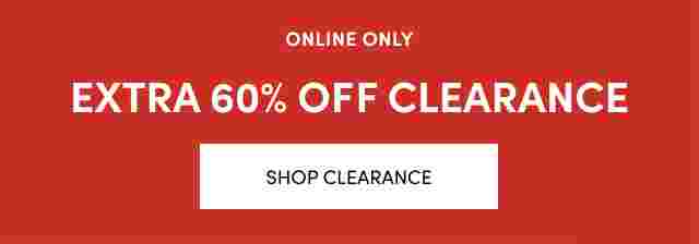 Online Only Extra 60% Off Clearance Shop Clearance