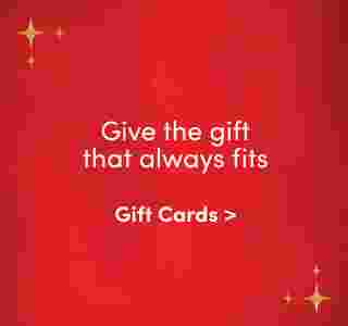 The gift that always fits. Gift Cards.