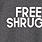 Free Shrugs Cozy Fleece Crew Neck Raglan Sweatshirt, GREY, swatch