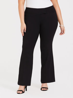 Plus Size - Black Relaxed Trouser Pant - Torrid